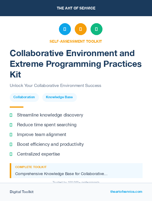 Collaborative Environment and Extreme Programming Practices Kit