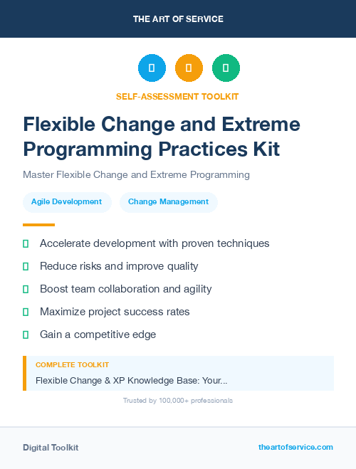 Flexible Change and Extreme Programming Practices Kit
