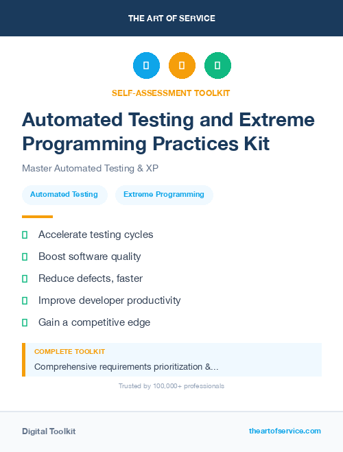 Automated Testing and Extreme Programming Practices Kit