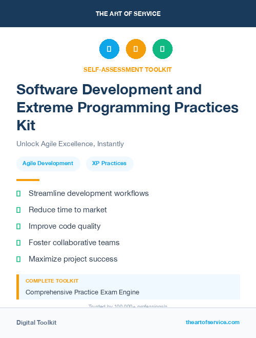 Software Development and Extreme Programming Practices Kit