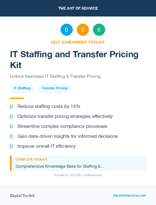 IT Staffing and Transfer Pricing Kit