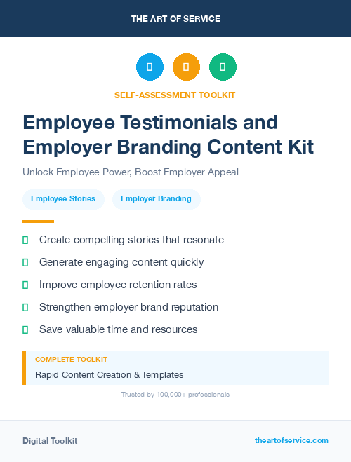 Employee Testimonials and Employer Branding Content Kit