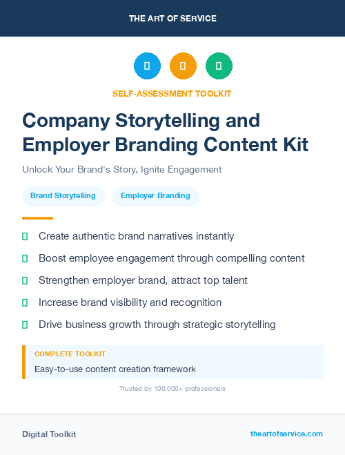 Company Storytelling and Employer Branding Content Kit