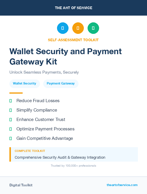 Wallet Security and Payment Gateway Kit