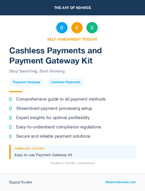 Cashless Payments and Payment Gateway Kit