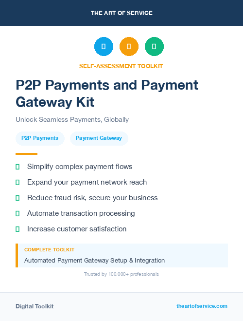 P2P Payments and Payment Gateway Kit