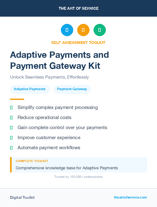 Adaptive Payments and Payment Gateway Kit
