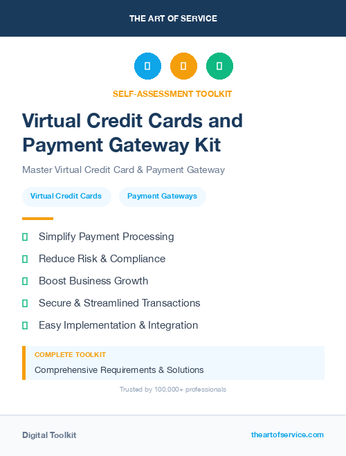 Virtual Credit Cards and Payment Gateway Kit