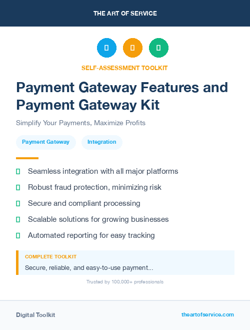 Payment Gateway Features and Payment Gateway Kit