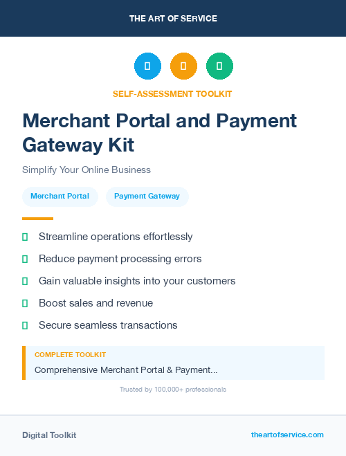 Merchant Portal and Payment Gateway Kit