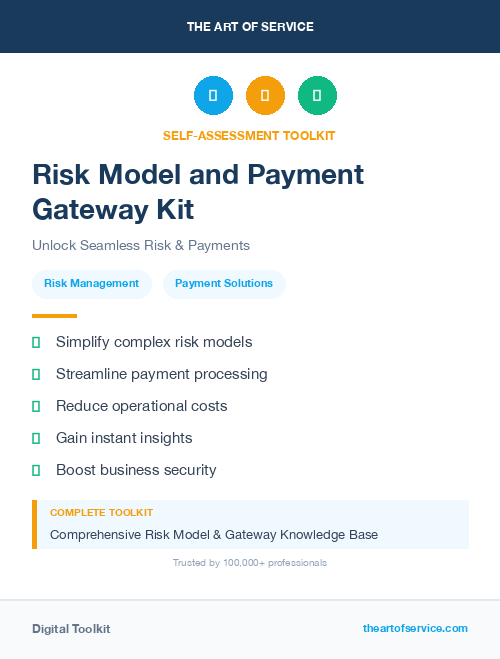 Risk Model and Payment Gateway Kit