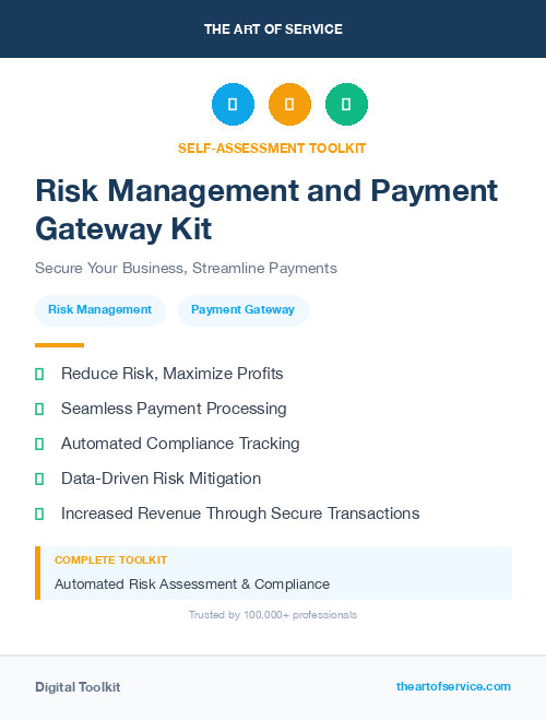 Risk Management and Payment Gateway Kit