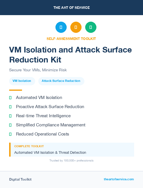 VM Isolation and Attack Surface Reduction Kit