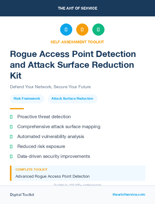 Rogue Access Point Detection and Attack Surface Reduction Kit