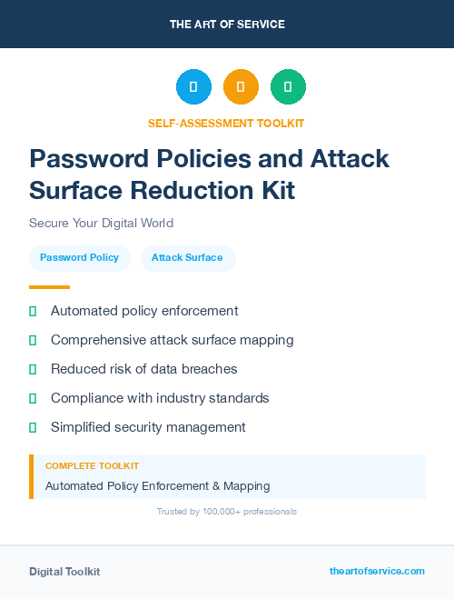 Password Policies and Attack Surface Reduction Kit