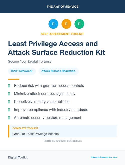 Least Privilege Access and Attack Surface Reduction Kit