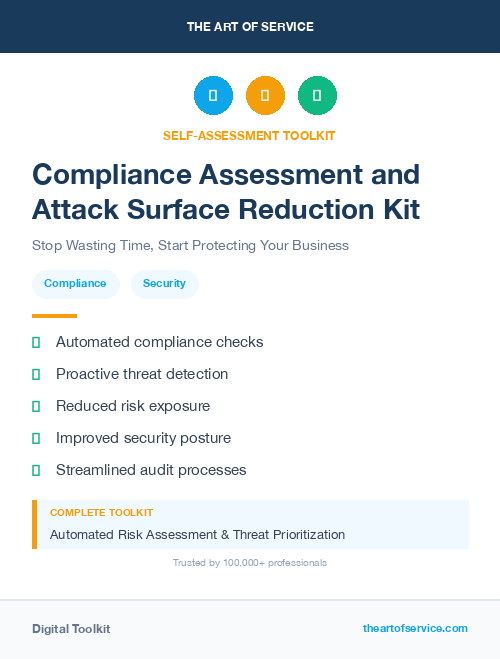 Compliance Assessment and Attack Surface Reduction Kit