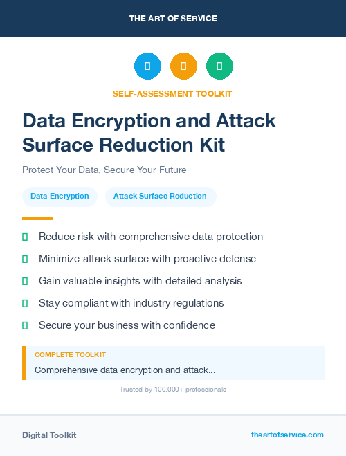 Data Encryption and Attack Surface Reduction Kit