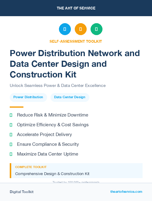 Power Distribution Network and Data Center Design and Construction Kit