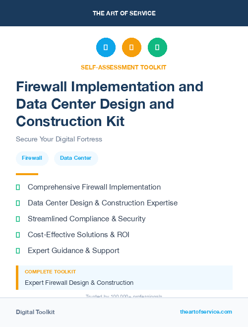 Firewall Implementation and Data Center Design and Construction Kit