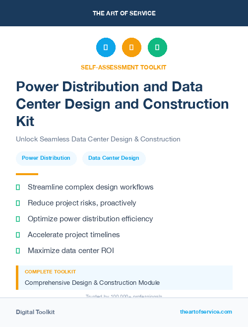 Power Distribution and Data Center Design and Construction Kit