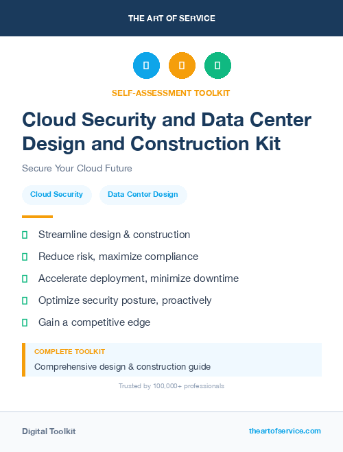 Cloud Security and Data Center Design and Construction Kit