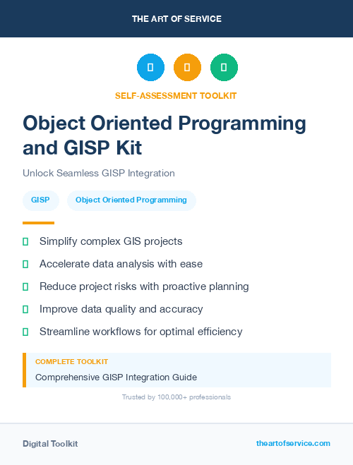 Object Oriented Programming and GISP Kit