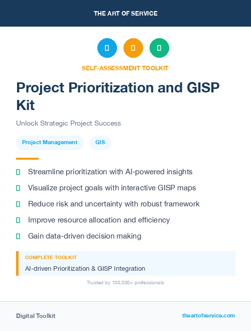 Project Prioritization and GISP Kit