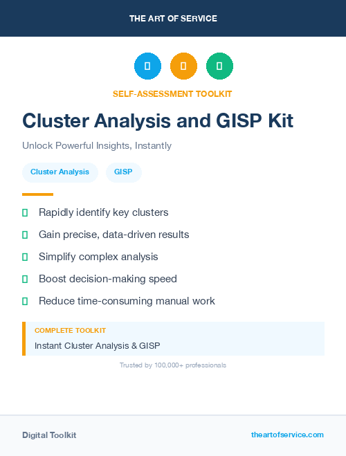 Cluster Analysis and GISP Kit