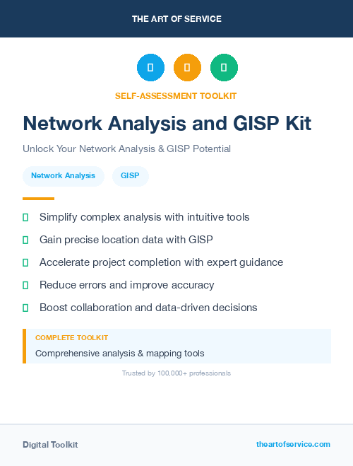 Network Analysis and GISP Kit