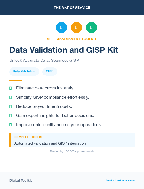 Data Validation and GISP Kit