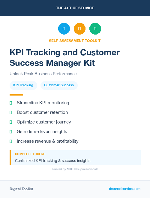 KPI Tracking and Customer Success Manager Kit