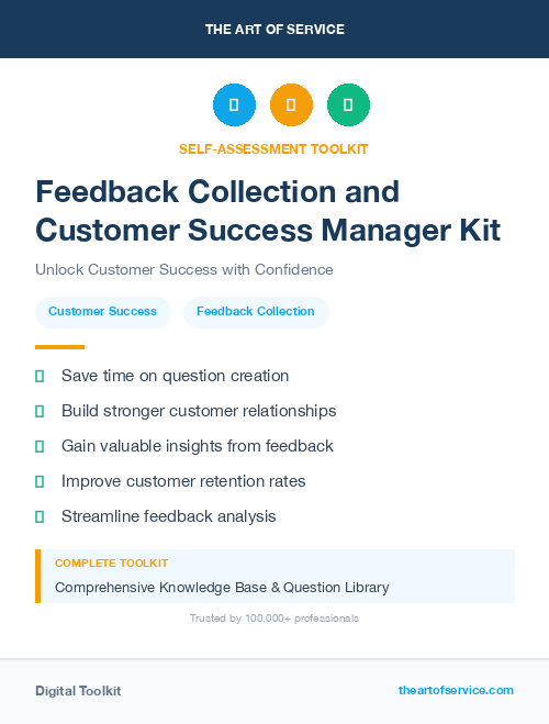 Feedback Collection and Customer Success Manager Kit