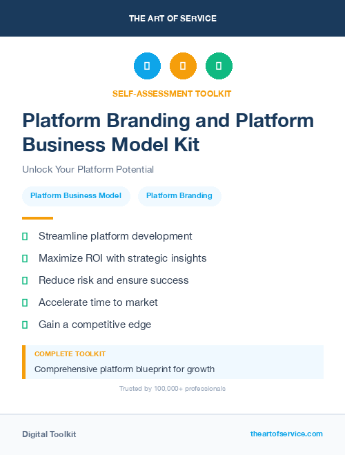 Platform Branding and Platform Business Model Kit