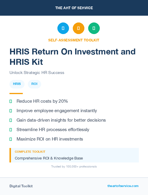 HRIS Return On Investment and HRIS Kit