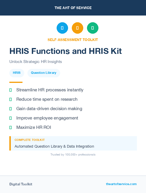 HRIS Functions and HRIS Kit