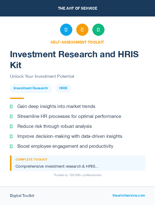 Investment Research and HRIS Kit