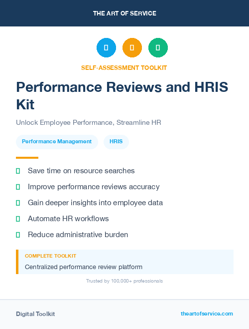 Performance Reviews and HRIS Kit