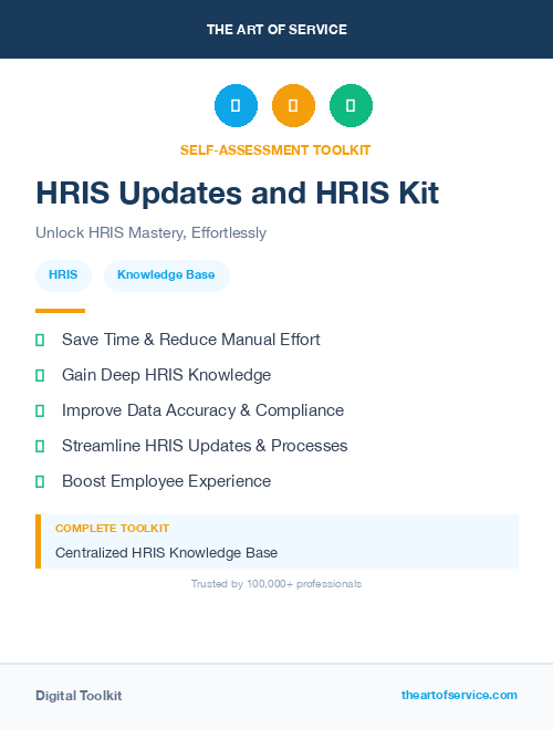 HRIS Updates and HRIS Kit