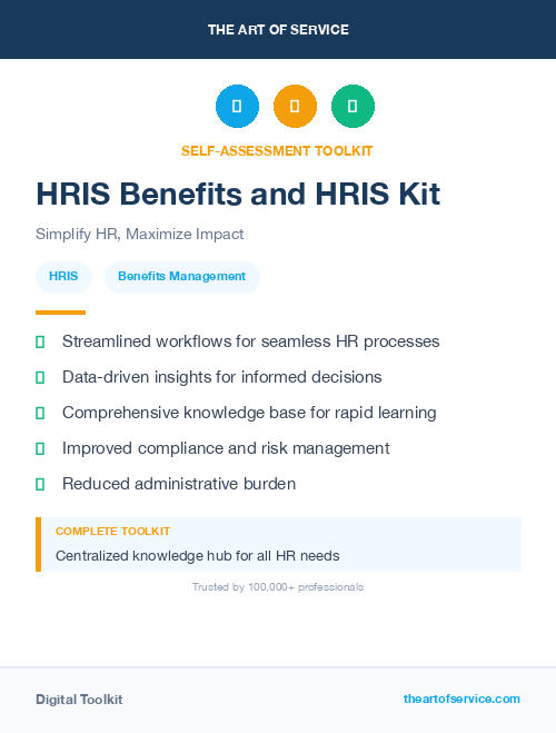 HRIS Benefits and HRIS Kit