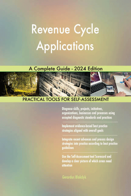 Revenue Cycle Applications Toolkit