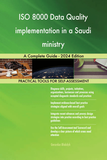 ISO 8000 Data Quality implementation in a Saudi ministry Toolkit
