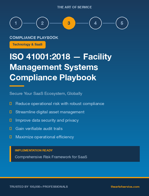 ISO 41001:2018 — Facility Management Systems Compliance Playbook for Technology & SaaS