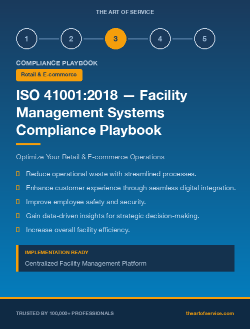 ISO 41001:2018 — Facility Management Systems Compliance Playbook for Retail & E-commerce