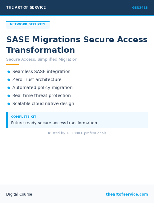GEN3413 SASE Migrations Secure Access Transformation