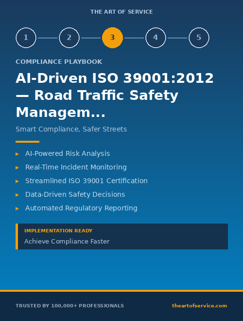 AI-Driven ISO 39001:2012 — Road Traffic Safety Management Implementation Guide for Government & Public Sector