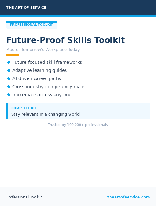 Future-Proof Skills Toolkit