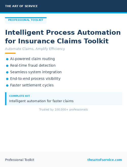 Intelligent Process Automation for Insurance Claims Toolkit