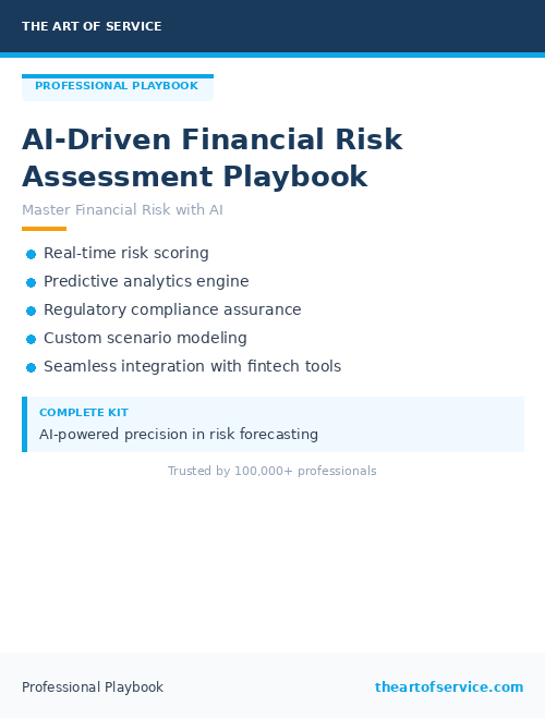 AI-Driven Financial Risk Assessment Playbook
