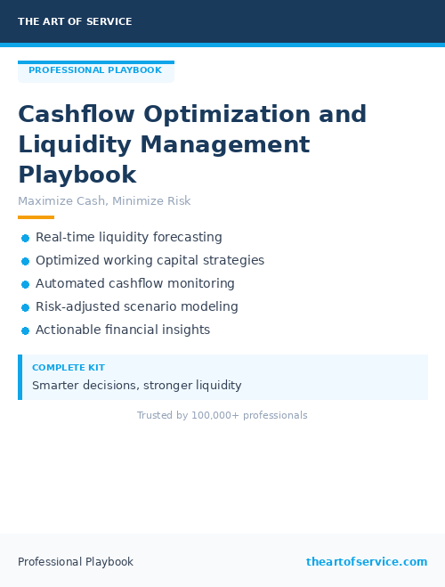 Cashflow Optimization and Liquidity Management Playbook